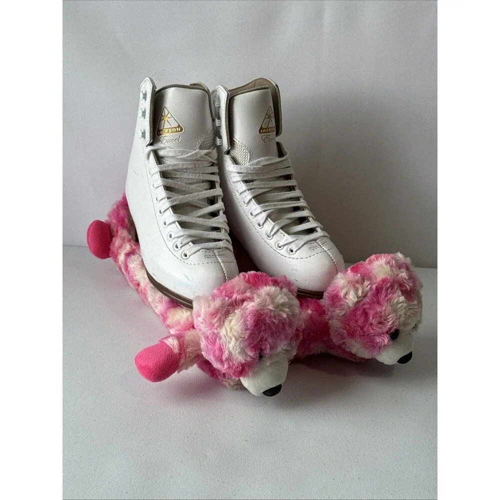 Jackson Excel Figure Ice Skates Mark II 1291 White Kids Size 3.5C - Picture 13 of 16